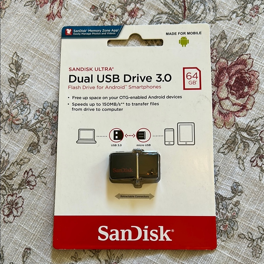 Sandisk Ultra Dual USB Drive 3.0 - Black